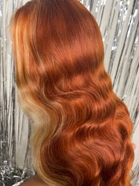 Image 2 of "GINGER TEA" 20 inch CUSTOM COLORED WIG
