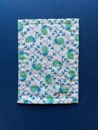 Image 2 of Green Scraps - small hand sewn quilt 