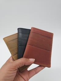 Image 21 of Leather Wallets - Olive print 