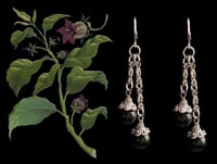 Image 6 of BELLADONNA CRYSTAL EARRINGS