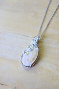 Image 4 of Sterling Silver Crazy Lace Agate Pendant