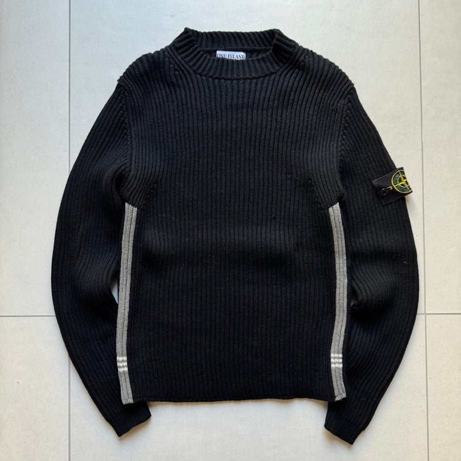 Image of AW 2003 Stone Island Wool Sweatshirt, Size Small