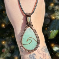 Image 1 of Aventurine Wave Pendant 