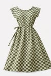 Green Check size 14 Midi Dress with free postage 