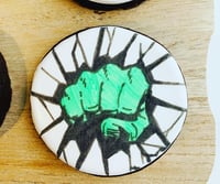 Image 4 of Avengers themed set of 6 biscuits 