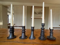 Image 2 of candlestick 5 - mahogany