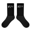 White Ash logo Socks Black