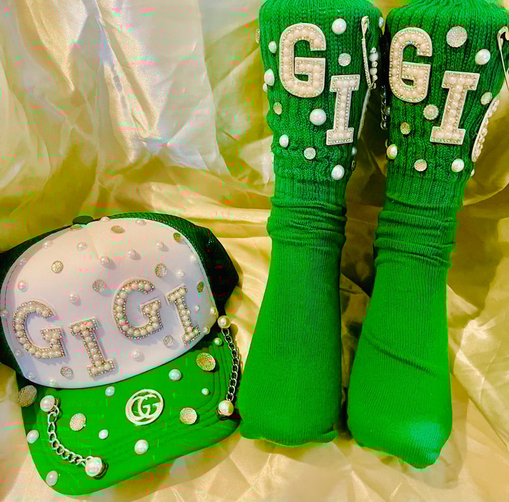 Image of green Gigi set