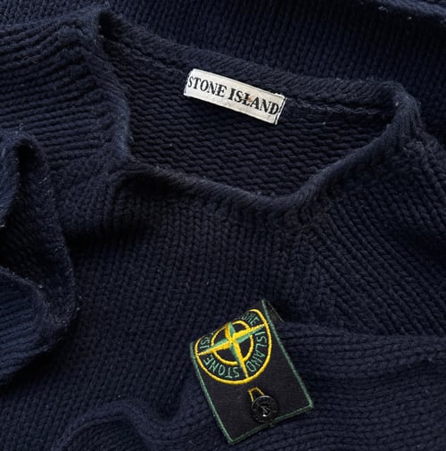 Image of 1980s Stone Island wool sweatshirt, size XL