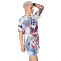 Image 1 of T-shirt dress (4th of July)
