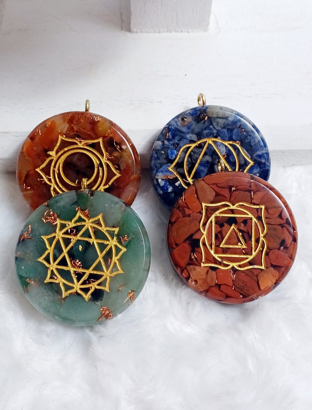 Image of Chakra Orgonite necklaces 