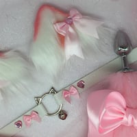 Image 1 of Pink bows PetPlay Kitten Set