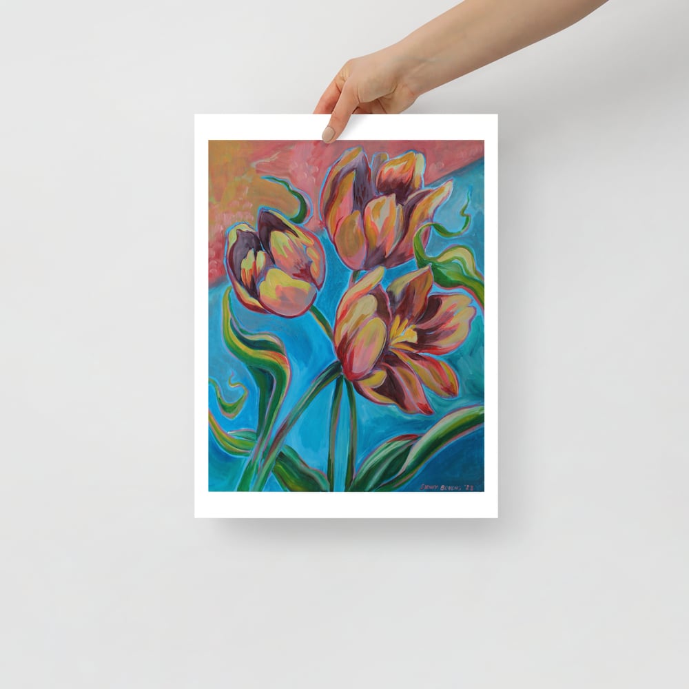 Image of Dancing Tulips- Print