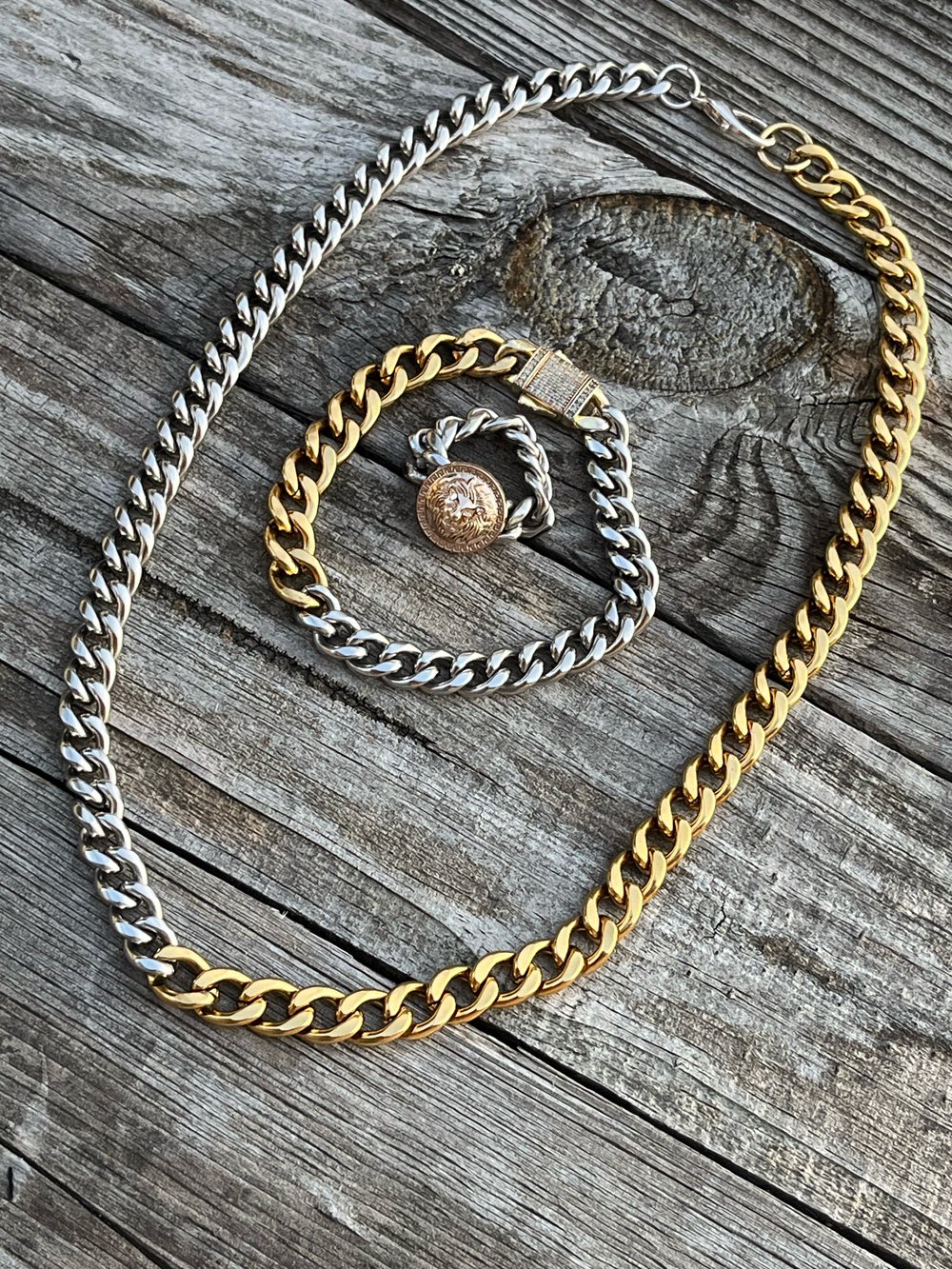 Lionheart Bipartite (Necklace, Bracelet, Ring set)