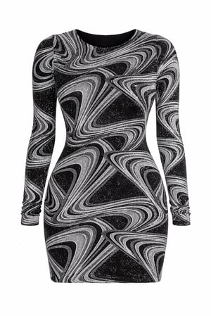 Image of Nova Dress in Silver Galaxy