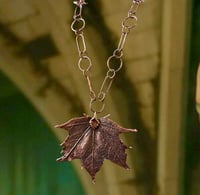 Copper Leaf Necklace