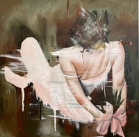 “All tied up” print