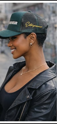 Image 2 of ENTRAPRENEUR Forest Green Trucker Hat