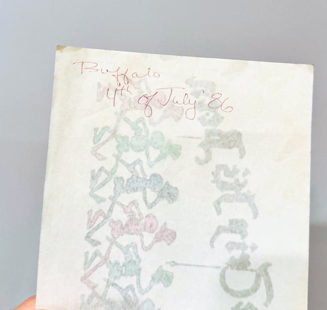 Grateful Dead 1986 Long Strange Trip 12” Sticker 