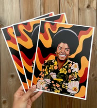 Image 2 of Michael Jackson Poster Print 8.5x11 in