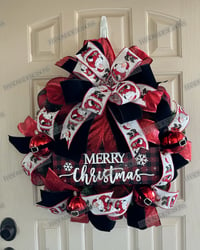 Image 1 of Merry Christmas Wreath