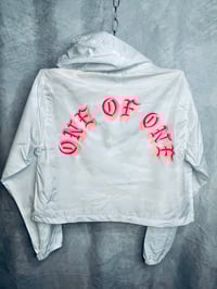 Image 5 of 🌹women’s crop wind breaker - white camo