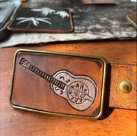 Image 1 of STEEL GUITAR BELT BUCKLE