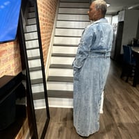 Image 5 of Belted Denim Trench (WORN)