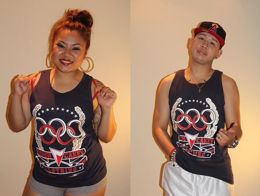 Image of Fr3sh & Cakey "Olympics" Men's Tank Top in Navy