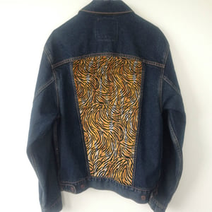 Image of Men's Customized Tiger Denim Jacket