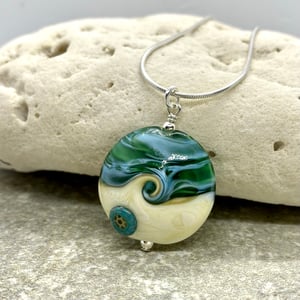 Image of Stormy Seas Lentil Pendant