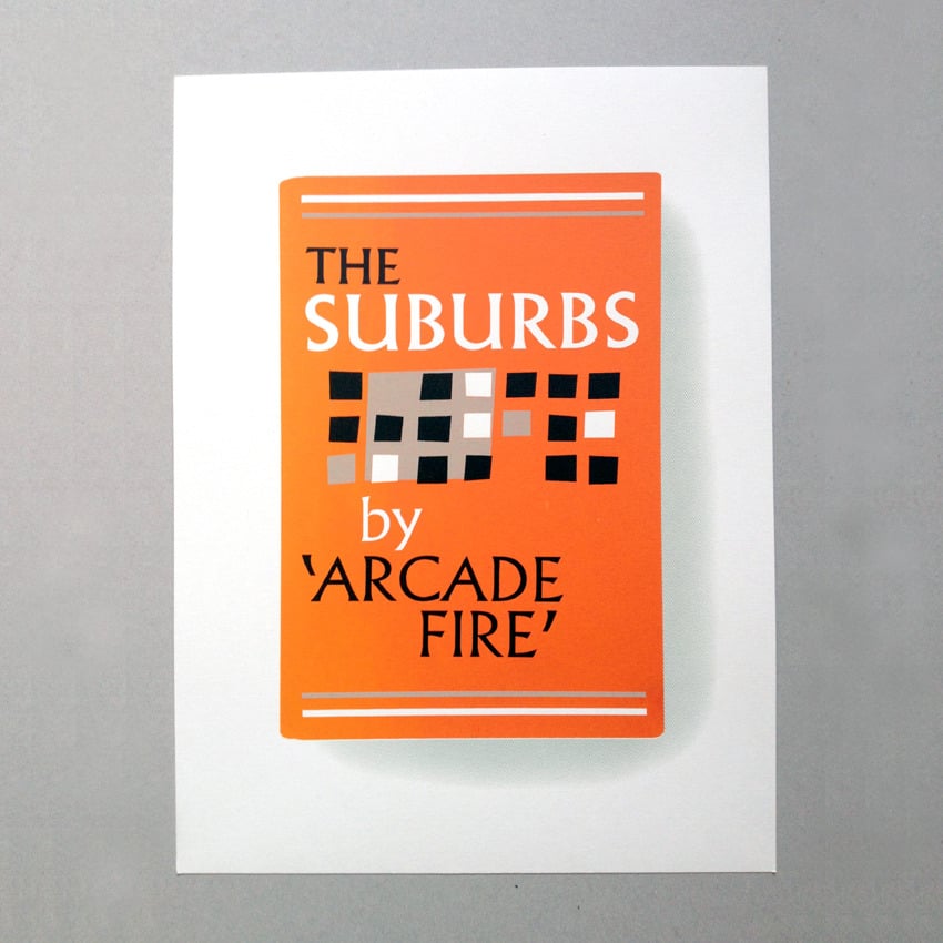 Image of The Suburbs Screen Print Limited Edition