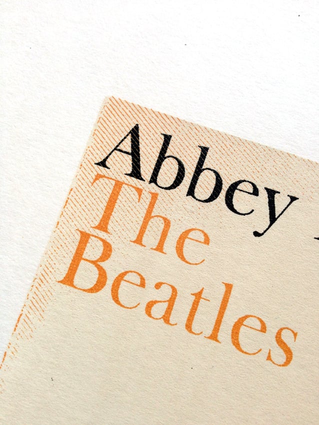 Image of Abbey Road Screen Print Limited Edition 