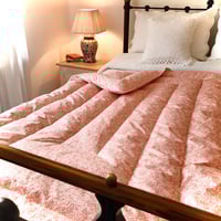 Image 2 of Made to Order - Pink Sweet Meadows Floral Eiderdown