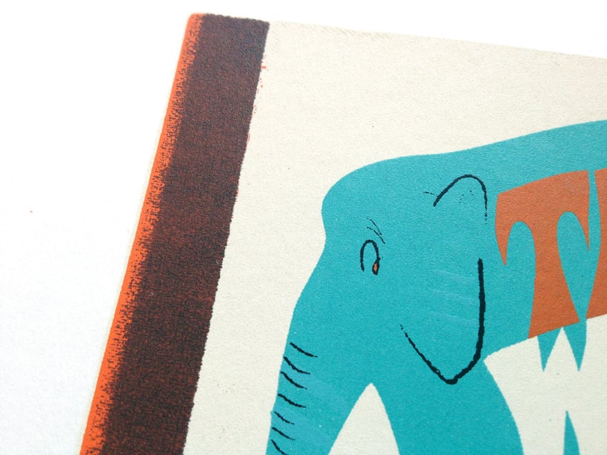 Image of Elephant Screen Print Limited Edition