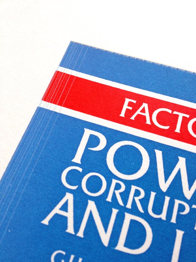 Power Corruption and Lies Screen Print Limited Edition / The Rockpot