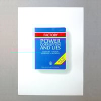 Image 1 of Power Corruption and Lies Screen Print Limited Edition