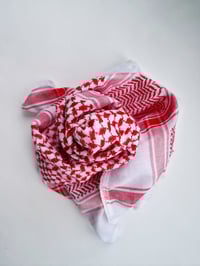Image 5 of Red Keffiyeh No Tassels (Made in Jordan) 