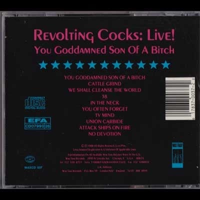 REVOLTING COCKS-YGDSOB Live CD/ Original-Out Of Print!