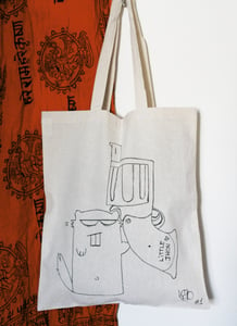 Image of Tote bag - Marmott with a gun