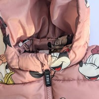 Image 3 of Infant Girls Minnie Mouse Patterned Puffer Jacket
