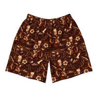 Image 1 of Espresso Camo Unisex Athletic Shorts
