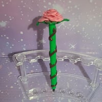 Pink rose pen