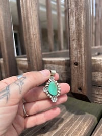 Image 1 of Southwestern Style Turquoise Pendant
