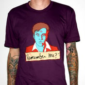 Image of Bill Hicks "Remember Me?" by Jermaine Rogers T-Shirt - AA Eggplant