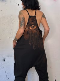 Image 4 of “SUNNY GIRL” CUSYOM BLEACH PAINTED BAGGY JUMPER MEDIUM