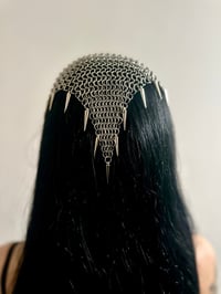 Image 2 of IRON VEIL- Chainmail Headpiece 