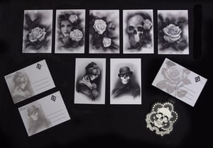 Image of PluraBella Postcard Set- Artwork by Kore Flatmo_7 Cards