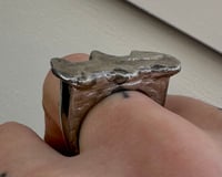 Image 4 of Cuttlefish Cast pewter Batman ring size N/O