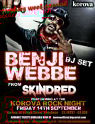 Image of Benji Webbe DJ SET Prepaid Ticket - Skindred